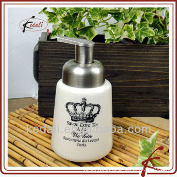 Hot Design Wholesale Porcelain Ceramic Lotion Dispenser Home Decor